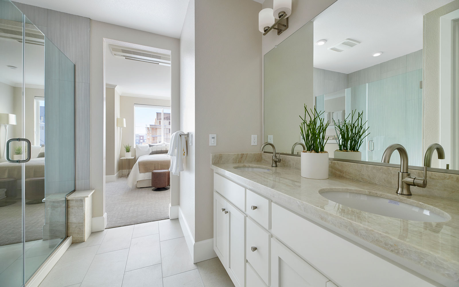 Residence 3 Owner's Bath | Broadway at Boulevard in Dublin, CA | Brookfield Residential