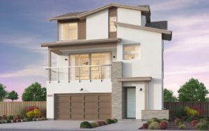 Residence 2 A Exterior | Melrose at Boulevard in Dublin, CA | Brookfield Residential
