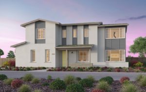 Residence 3 A Exterior | Melrose at Boulevard in Dublin, CA | Brookfield Residential