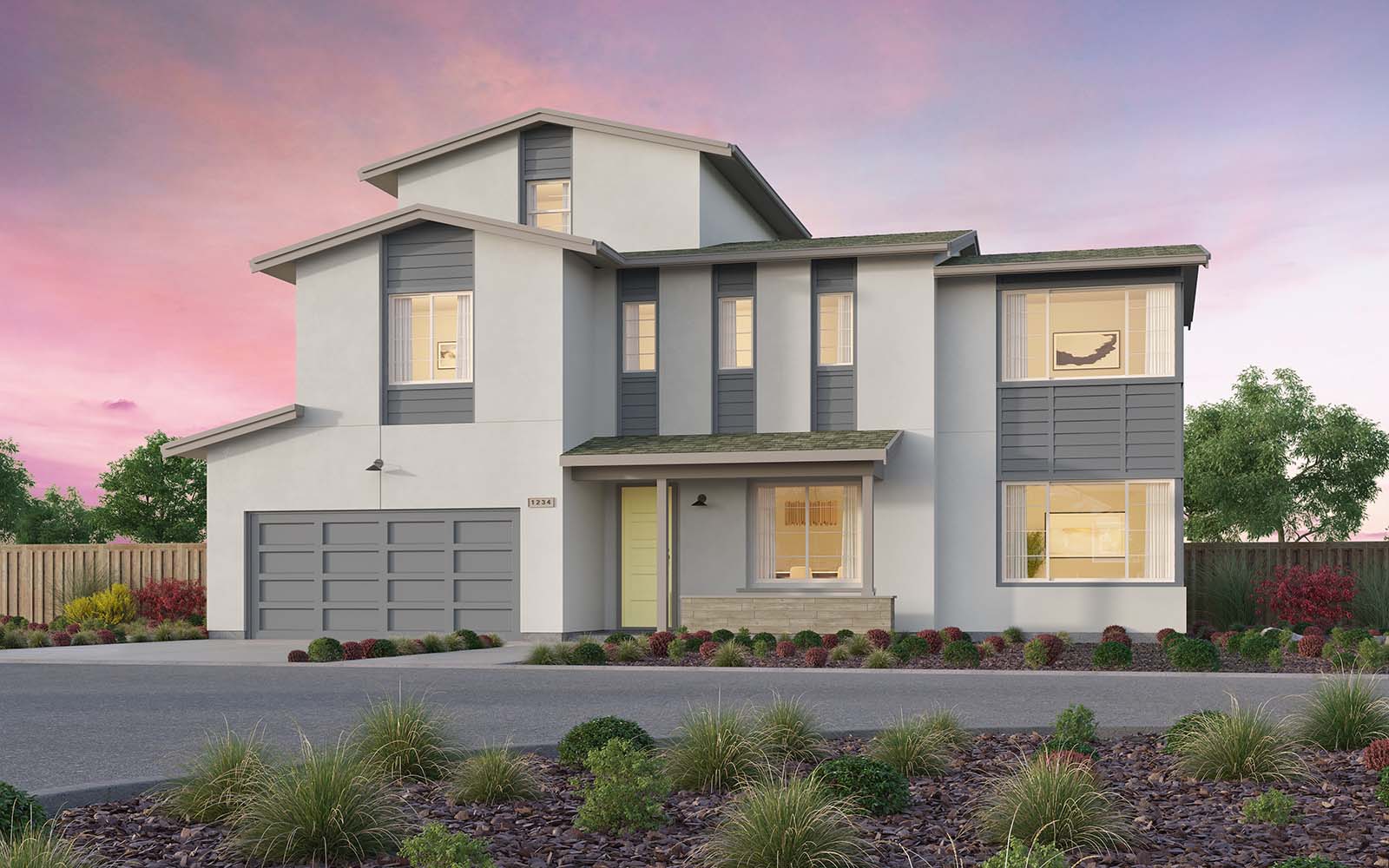Residence 5 A Exterior | Melrose at Boulevard in Dublin, CA | Brookfield Residential
